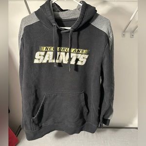 New Orleans Saints NFL Medium Black Sweatshirt Hoodie